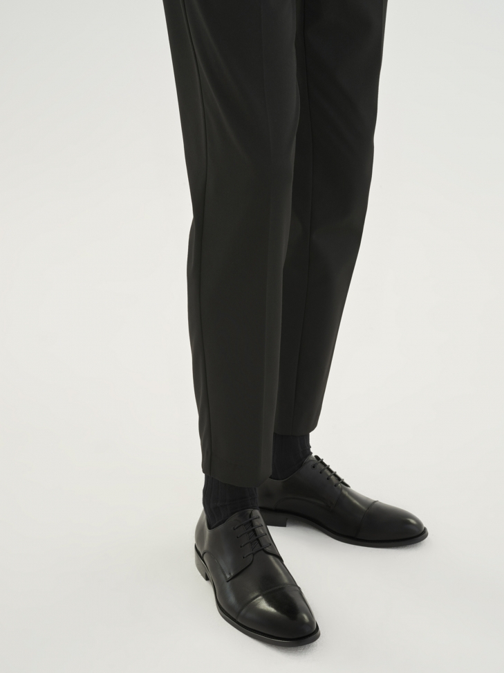 Czarne półbuty męskie