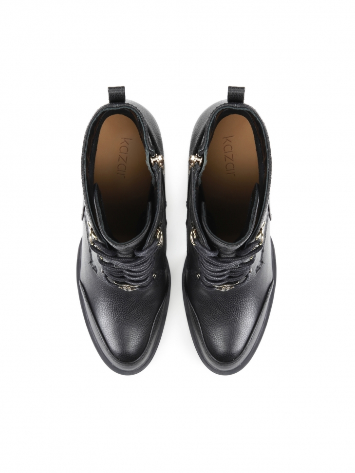 Czarne botki damskie