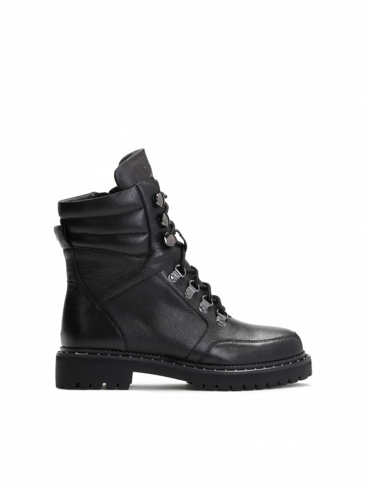 Czarne trzewiki damskie