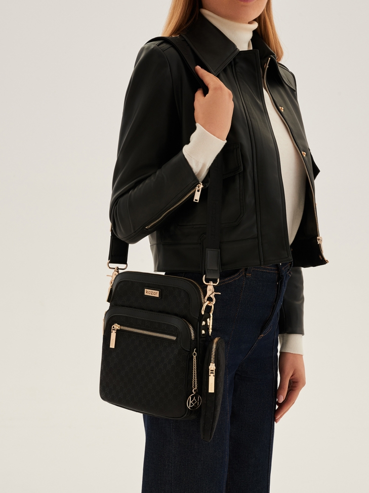 Czarna listonoszka damska