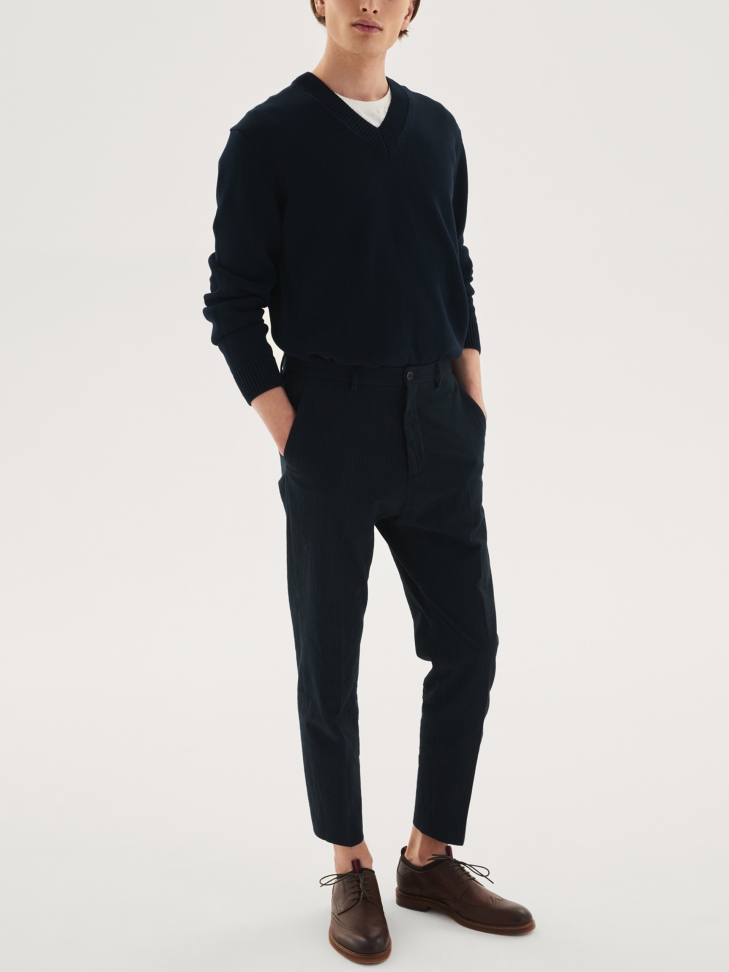 Brązowe półbuty męskie