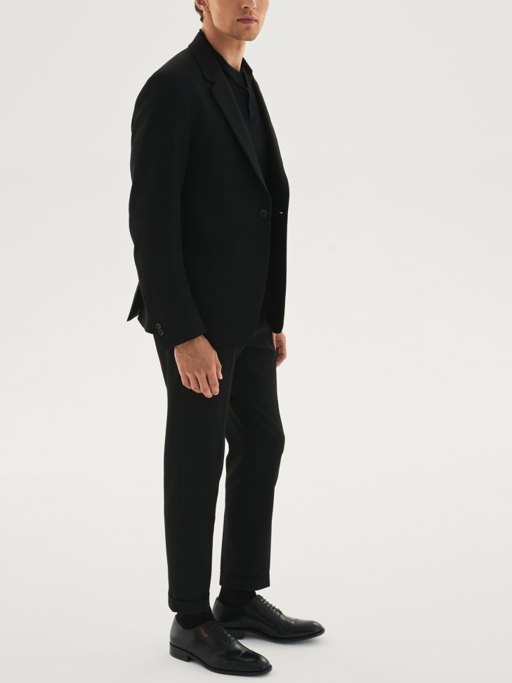 Czarne półbuty męskie