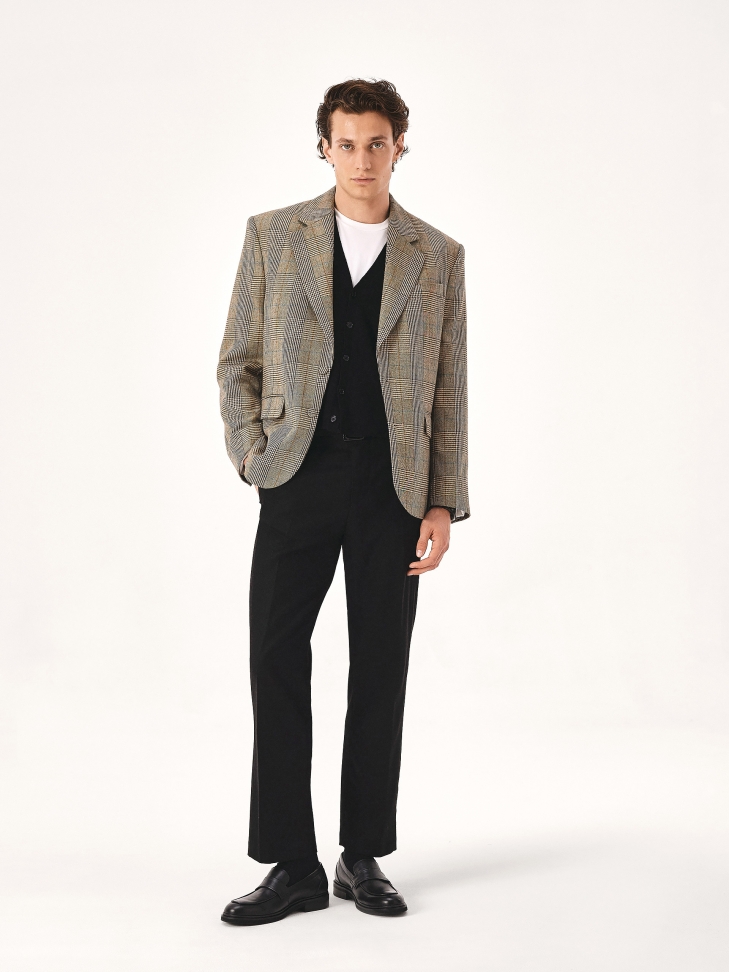 Wsuwane skórzane loafersy