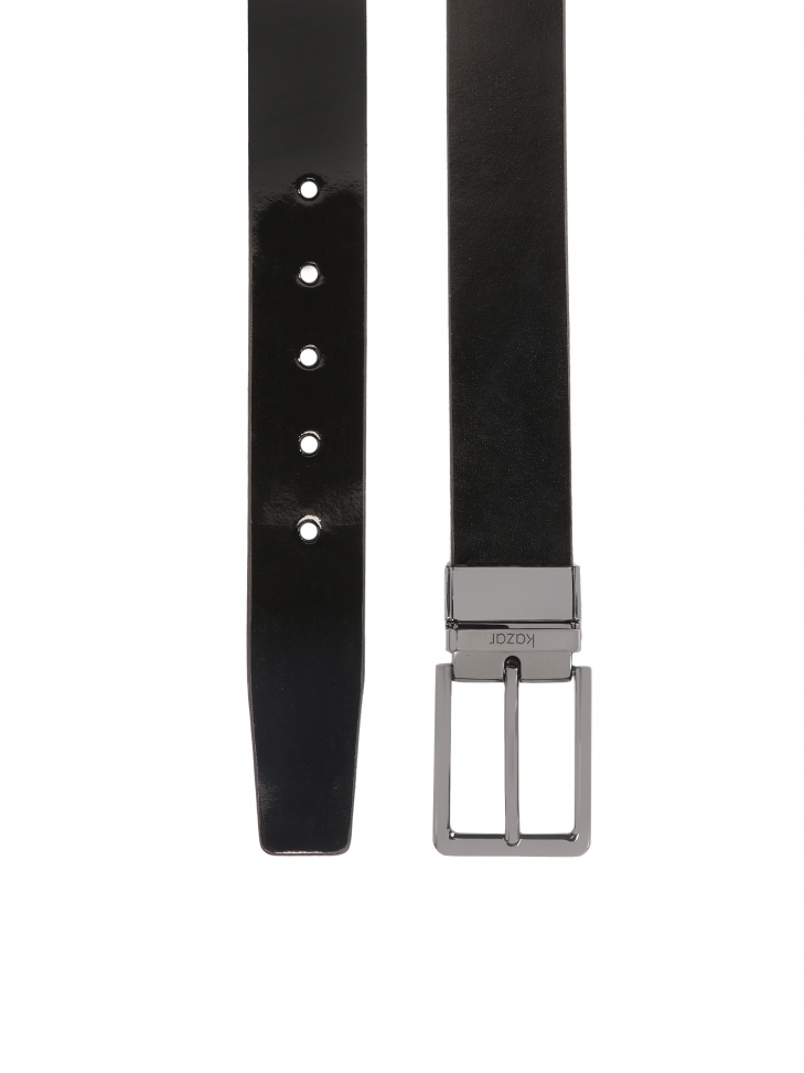 Elegancki dwustronny pasek ze skóry