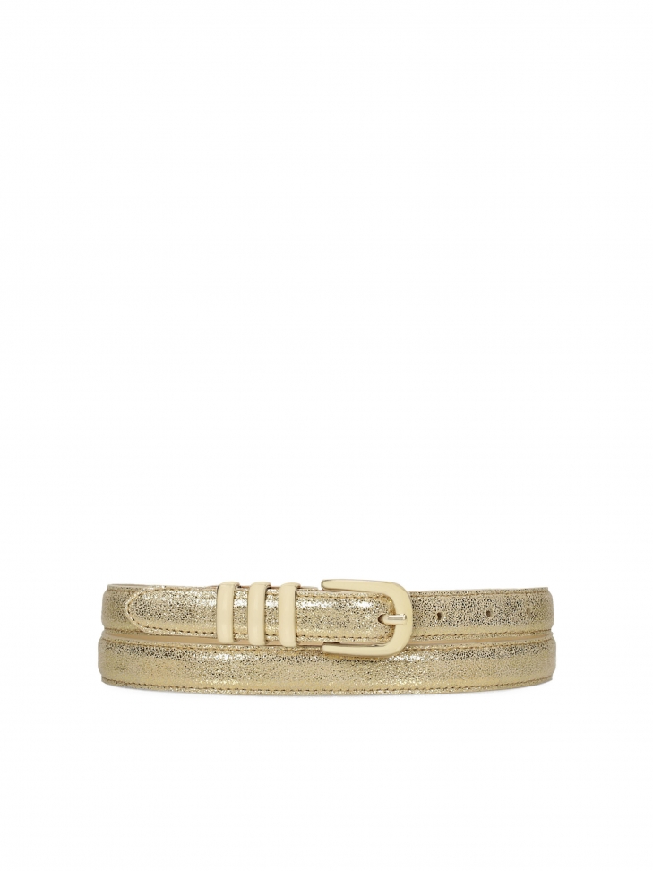 Złoty pasek damski
