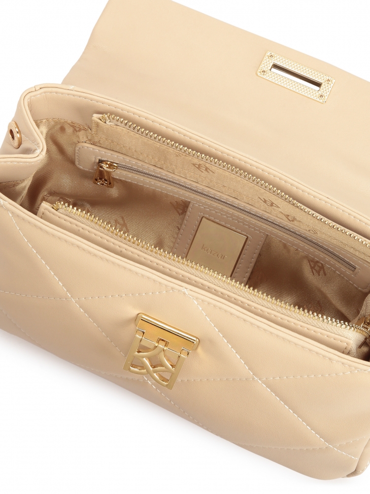 Pikowana torebka z odpinaną rączką