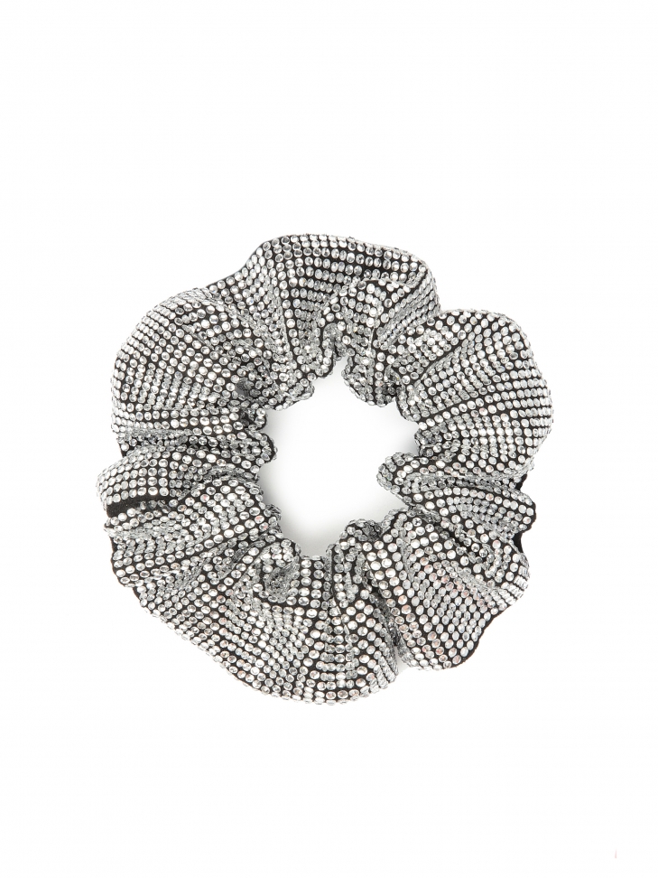 Błyszcząca gumka do włosów scrunchie