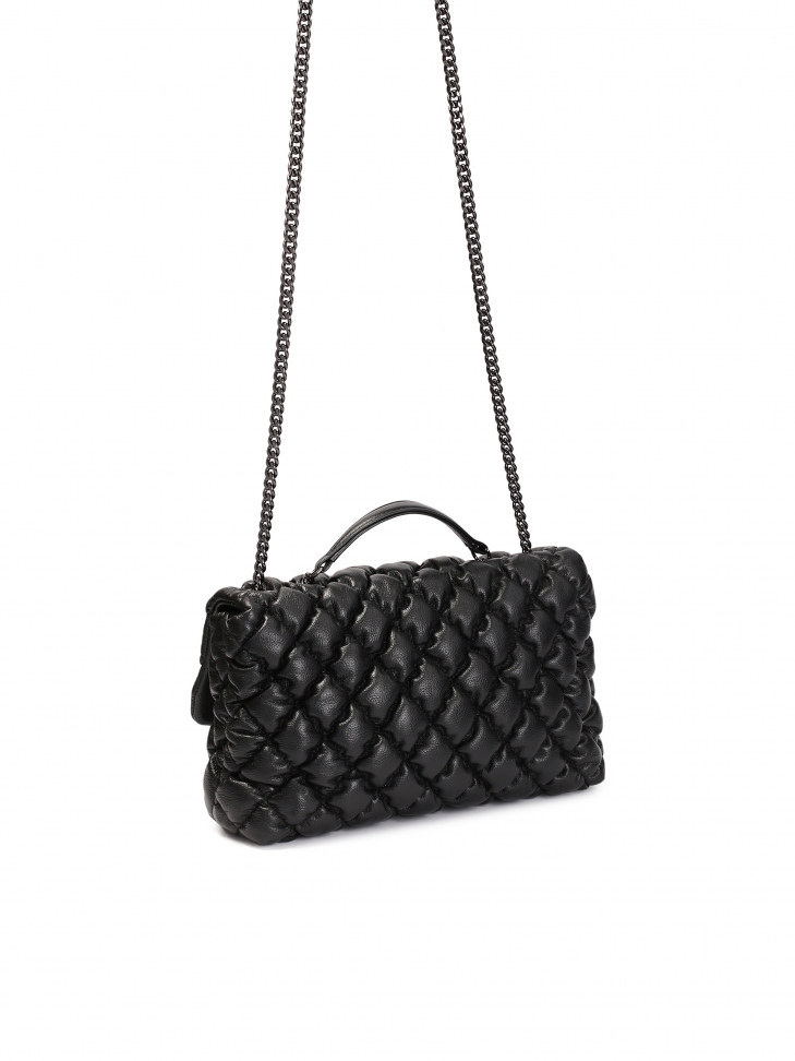 Stylowa miękka torebka z łańcuchem