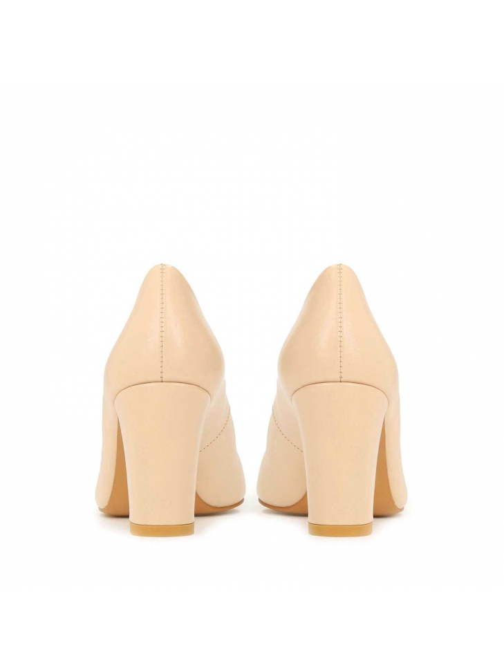 Skórzane czółenka damskie