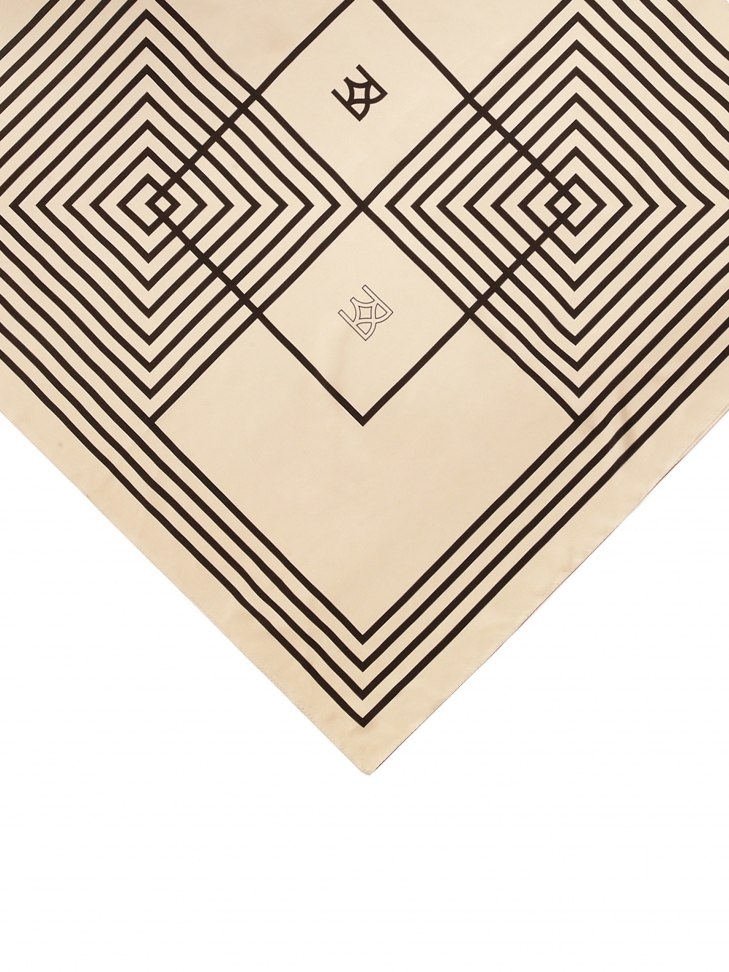 Duża chusta z jedwabiu