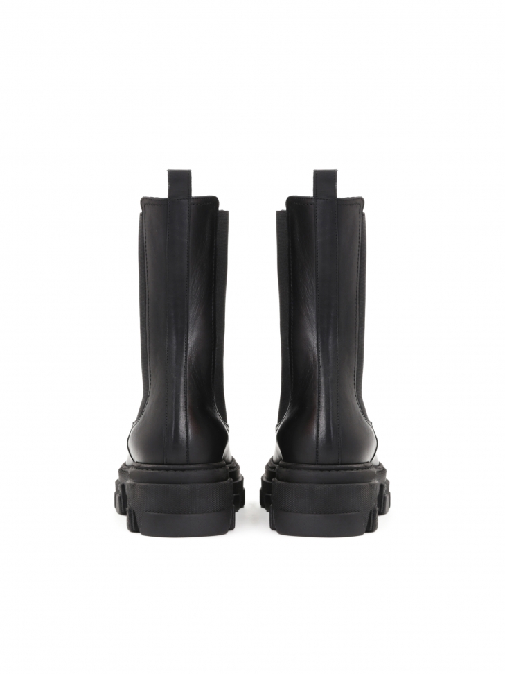 Czarne trzewiki damskie