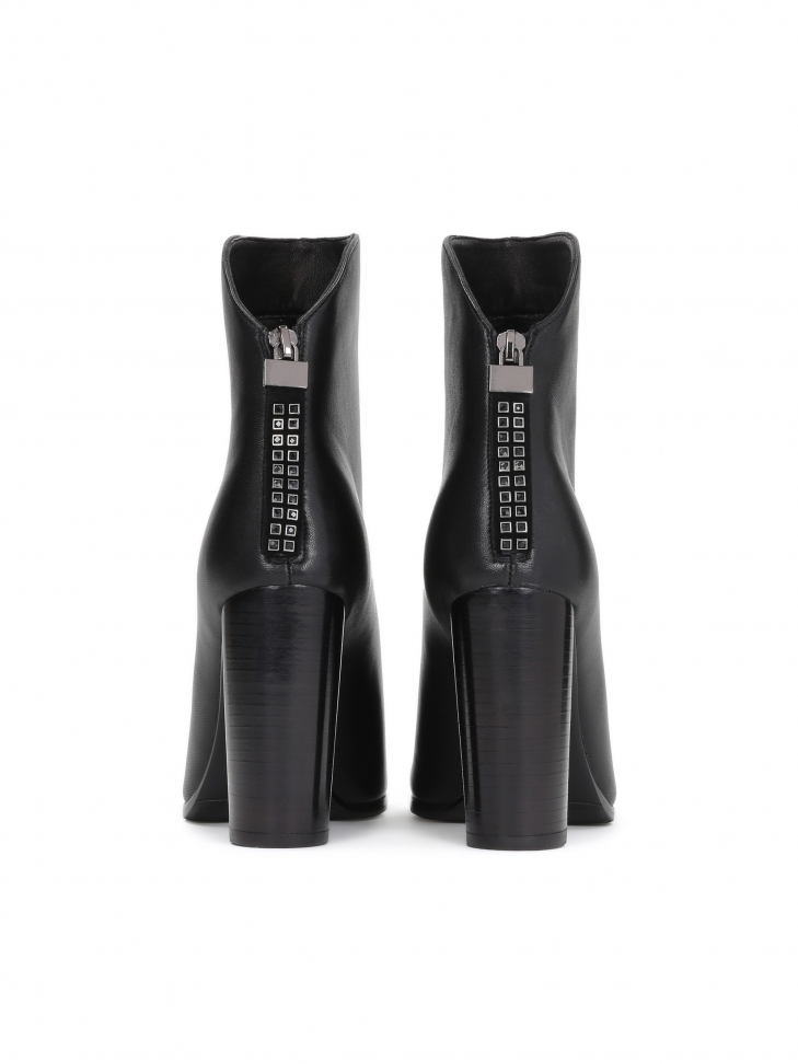 Czarne botki damskie