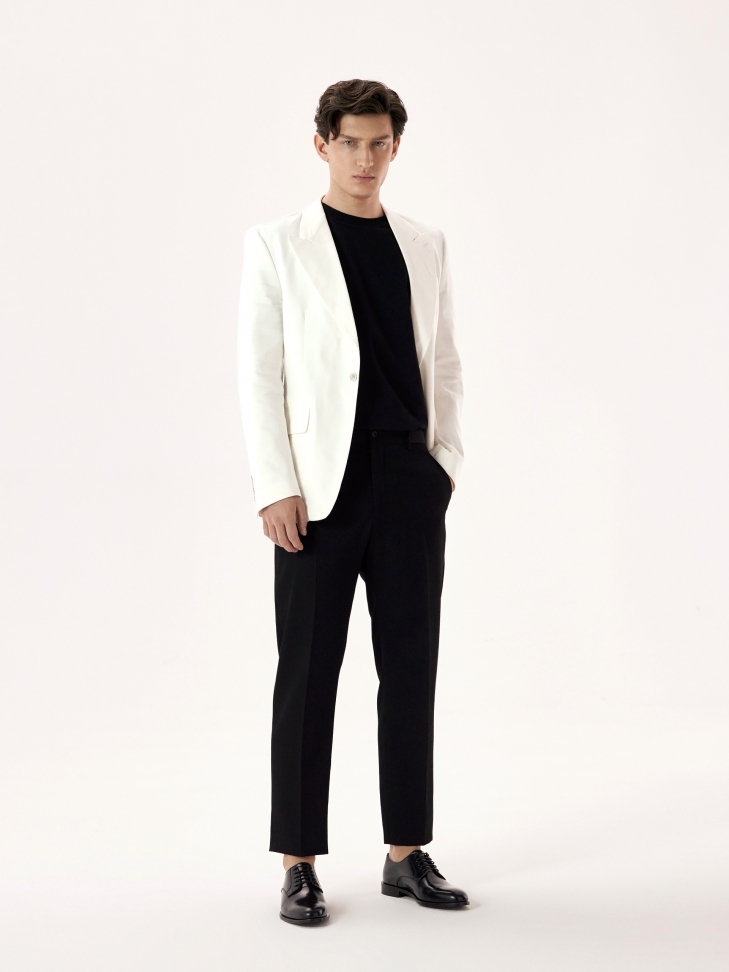 Eleganckie czarne półbuty męskie z kolekcji Limited Edition