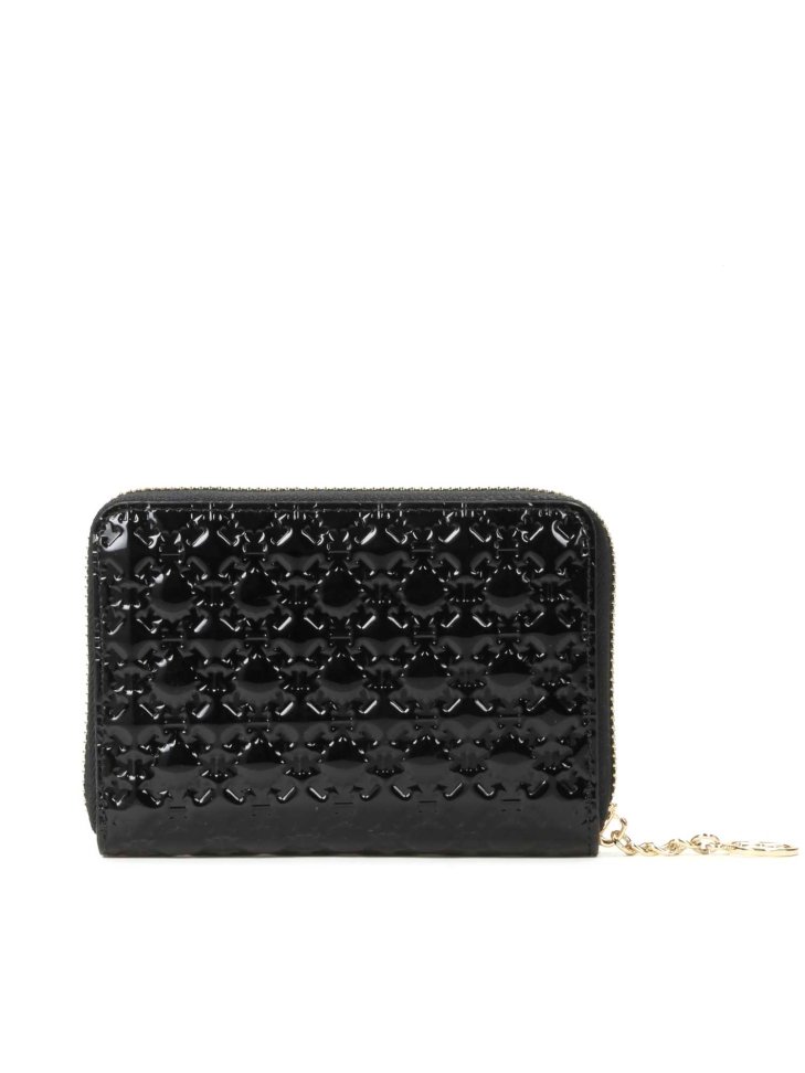 Czarny portfel damski