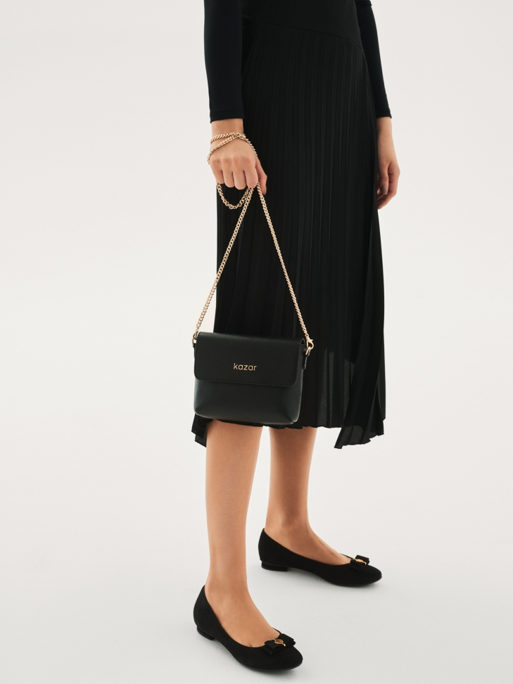 Czarne baleriny damskie