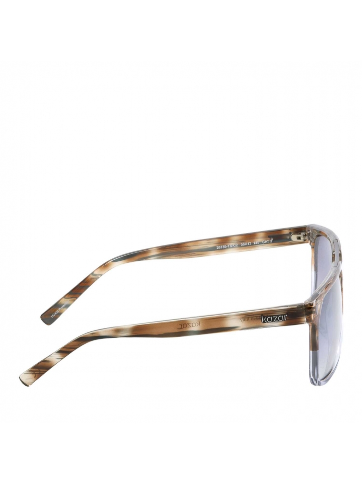 Niebiesko-brązowe okulary przeciwsłoneczne