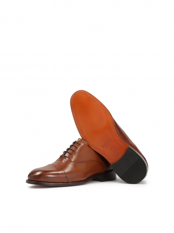 Eleganckie półbuty męskie na skórzanej podeszwie