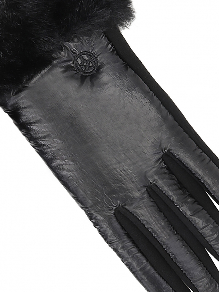 Czarne rękawiczki damskie