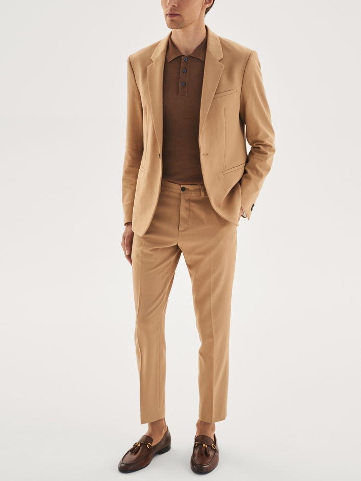 Brązowe loafersy męskie