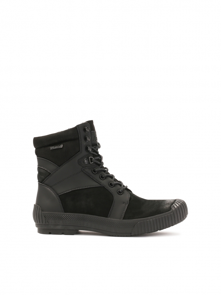 Czarne trzewiki z membraną Thinsulate