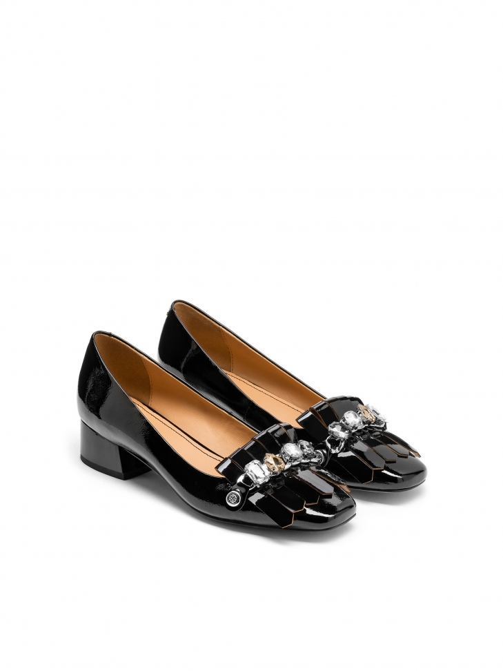 Czarne czółenka damskie