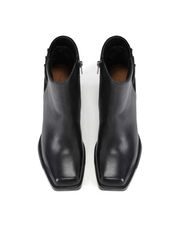 Czarne botki damskie