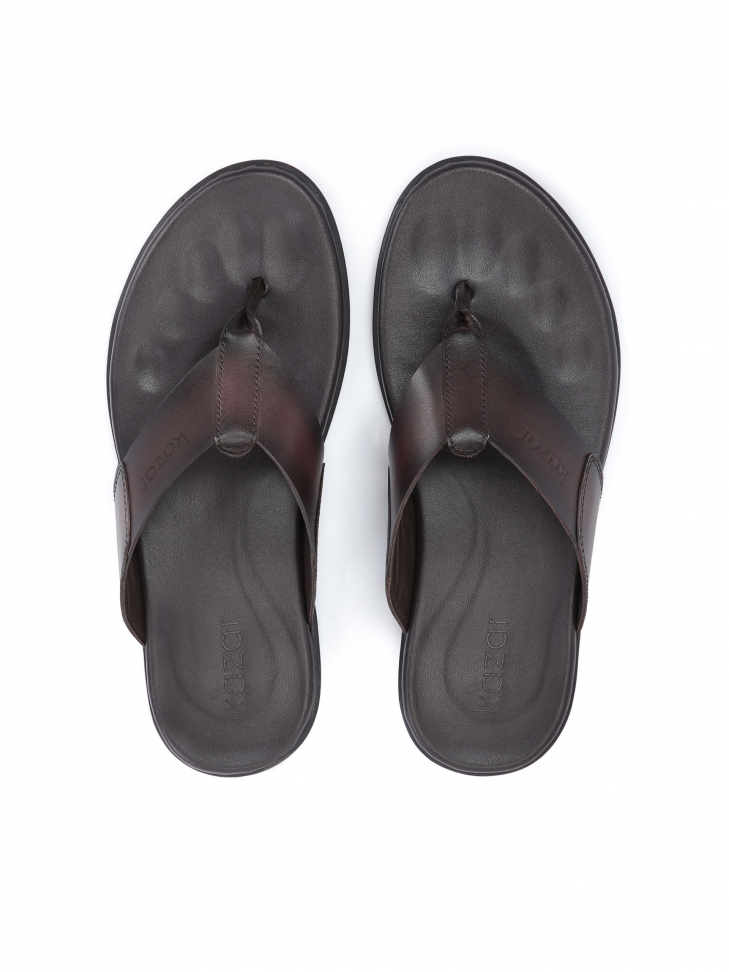 Japonki męskie z brązowej skóry