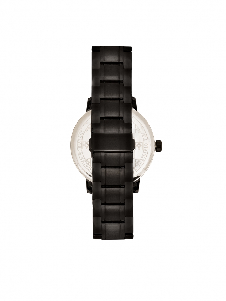 Grafitowy zegarek w stylu minimal