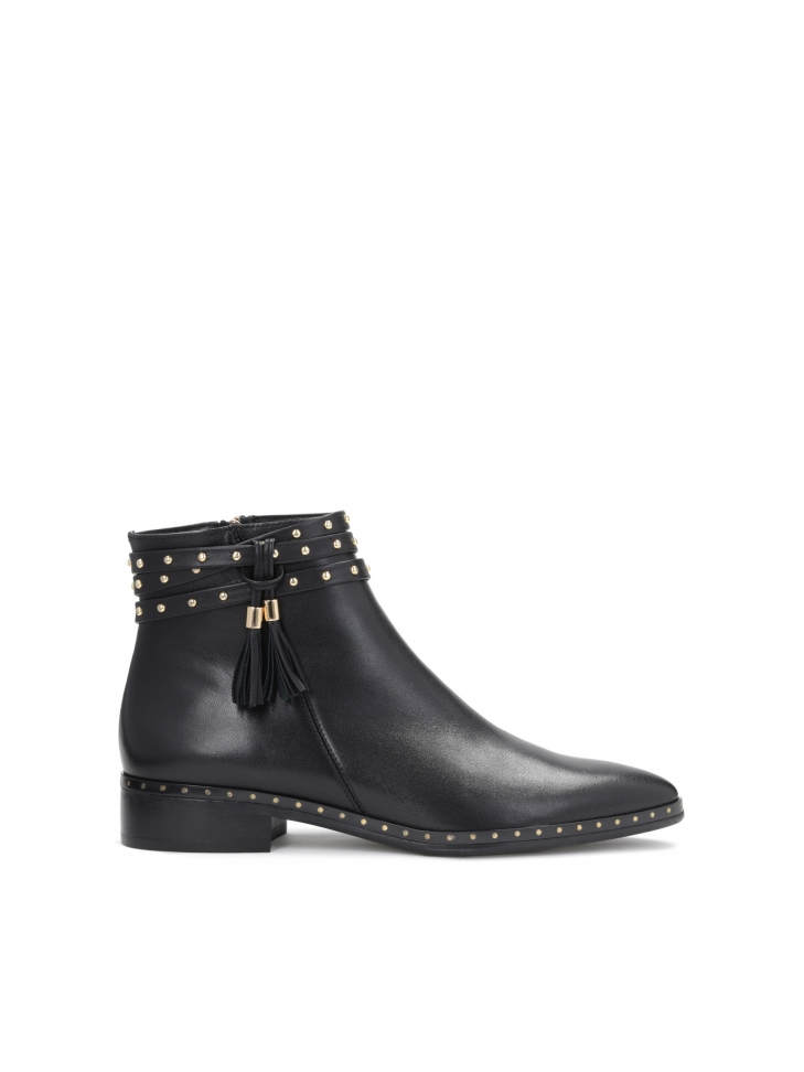 Czarne botki damskie