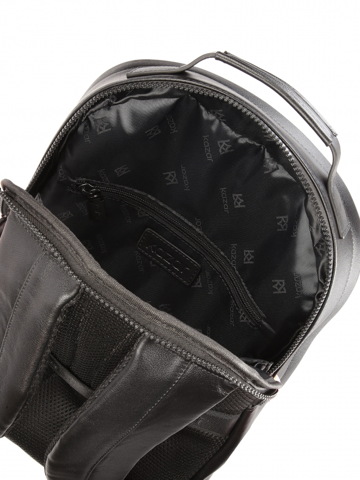 Duży skórzany plecak męski