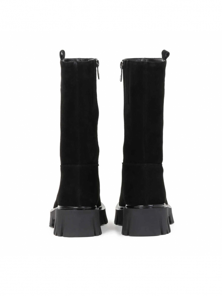 Czarne trzewiki damskie