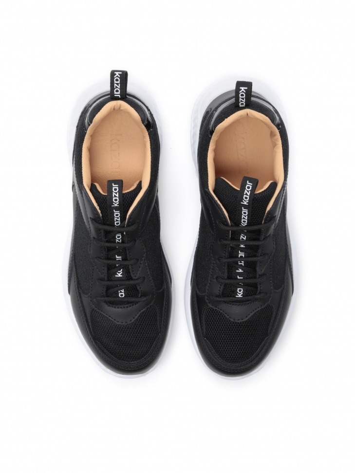 Czarne sneakersy damskie