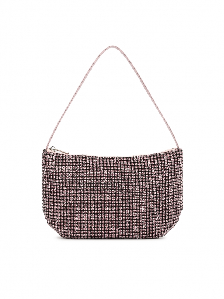 Zdobiona błyszczącymi cyrkoniami torebka