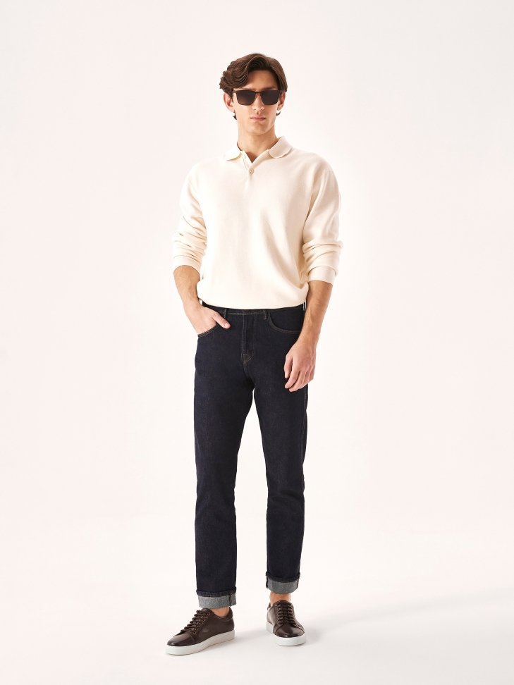 Brązowe trampki ze skóry