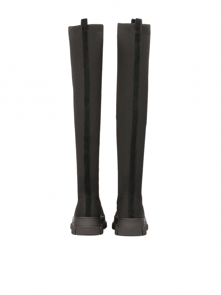 Elastyczne muszkieterki na prostej podeszwie