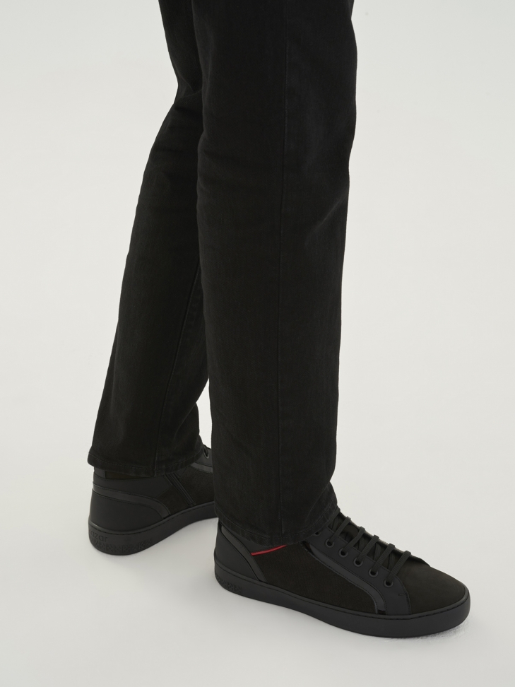 Czarne sneakersy męskie