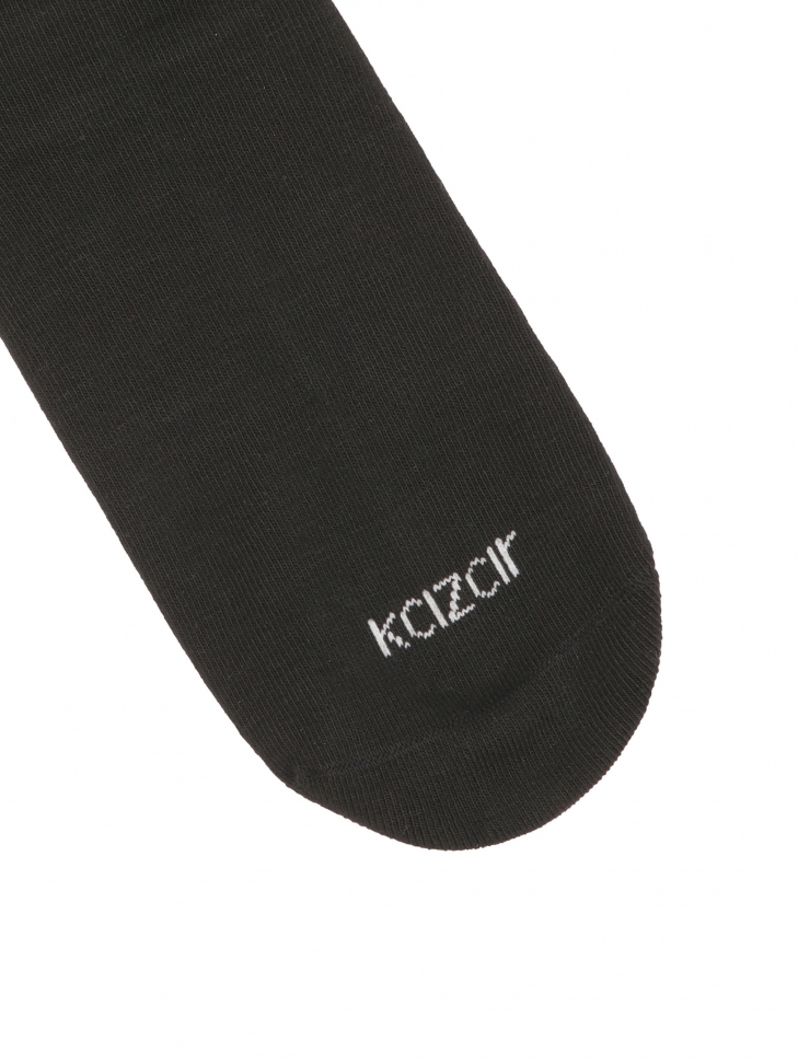 Czarne skarpety z domieszką kaszmiru