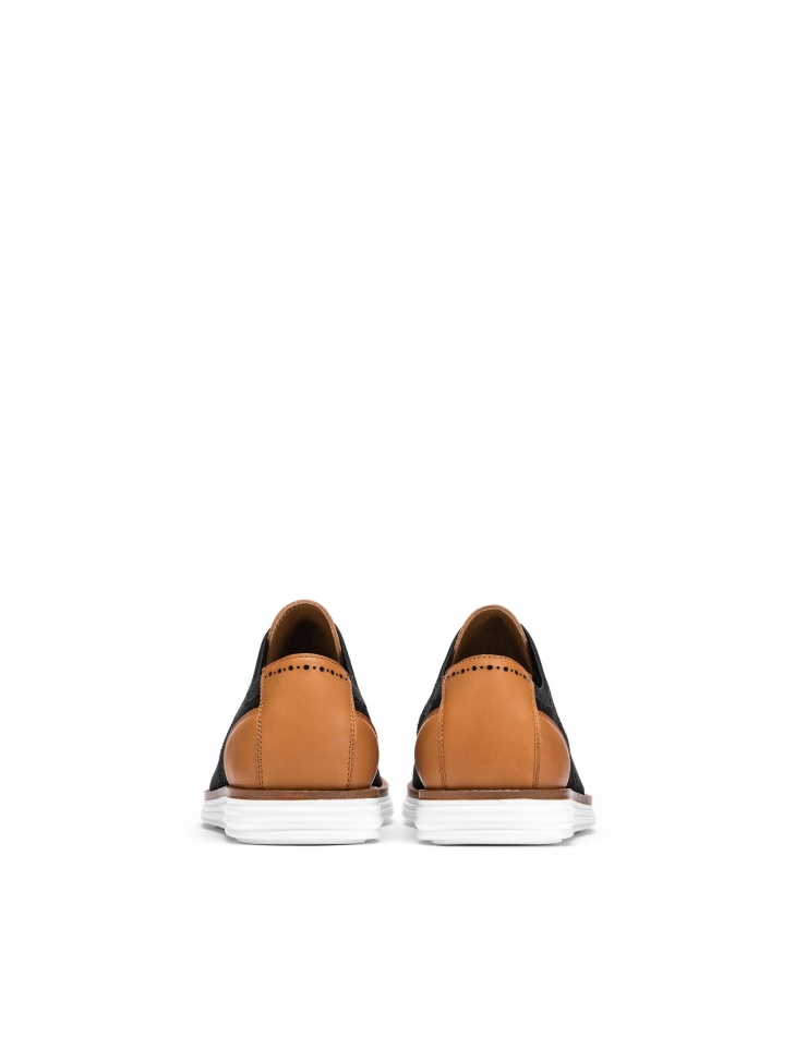 Czarne półbuty męskie