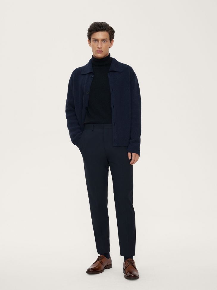 Jasnobrązowe sznurowane półbuty męskie