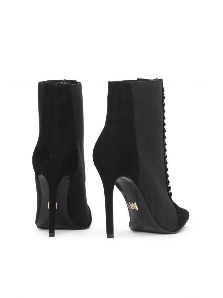 Czarne botki damskie