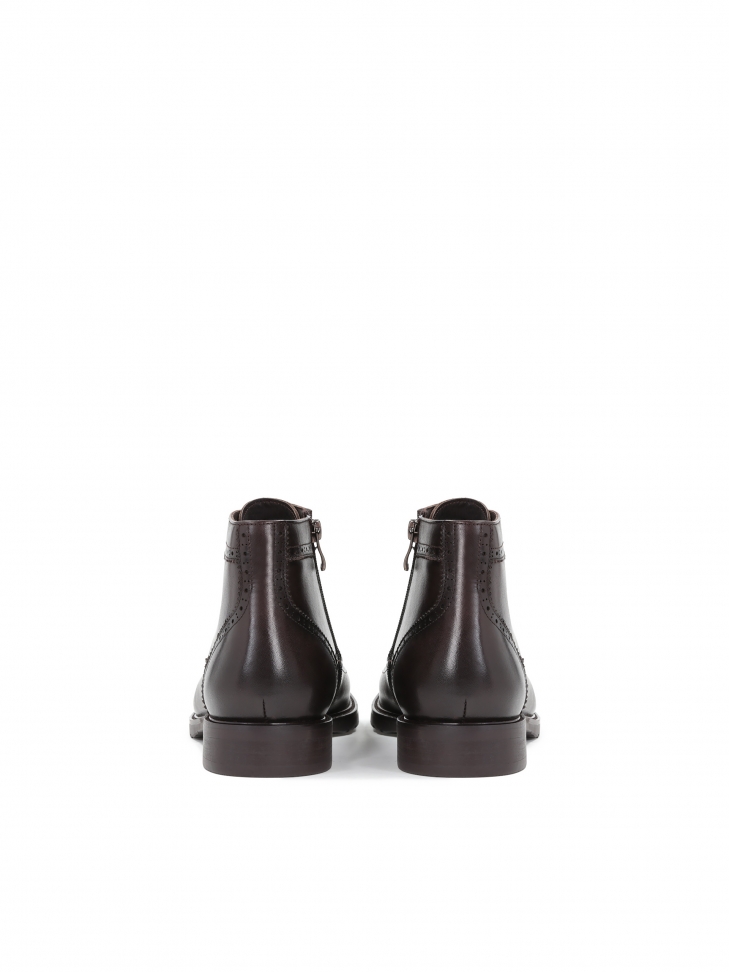 Brązowe trzewiki męskie