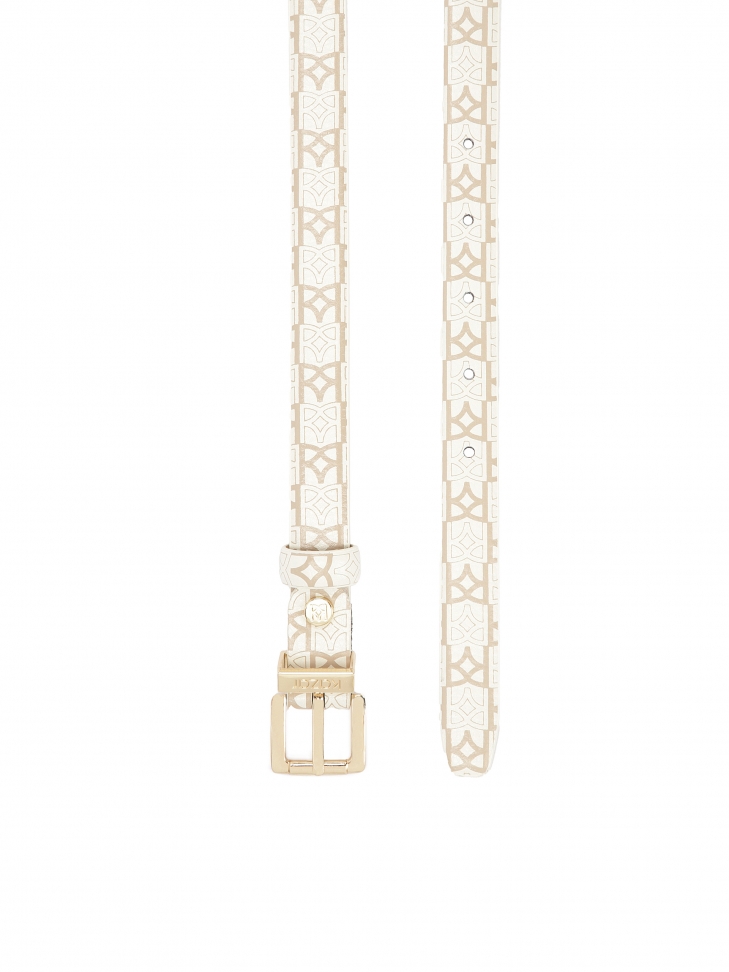 Wąski pasek zdobiony monogramami