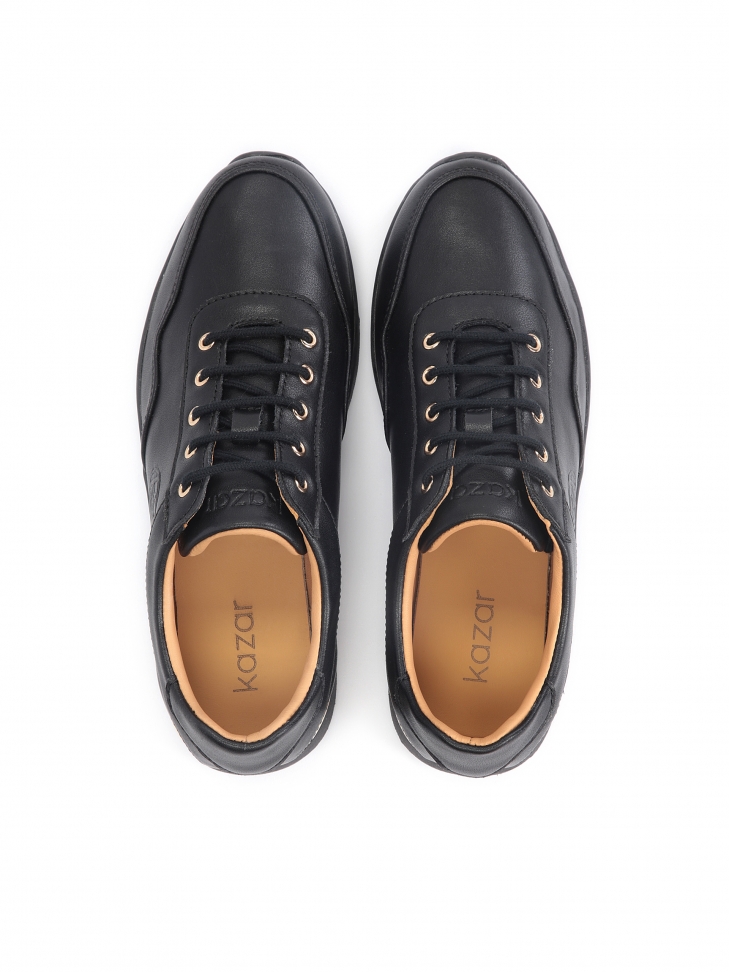 Skórzane sneakersy damskie w miejskim stylu