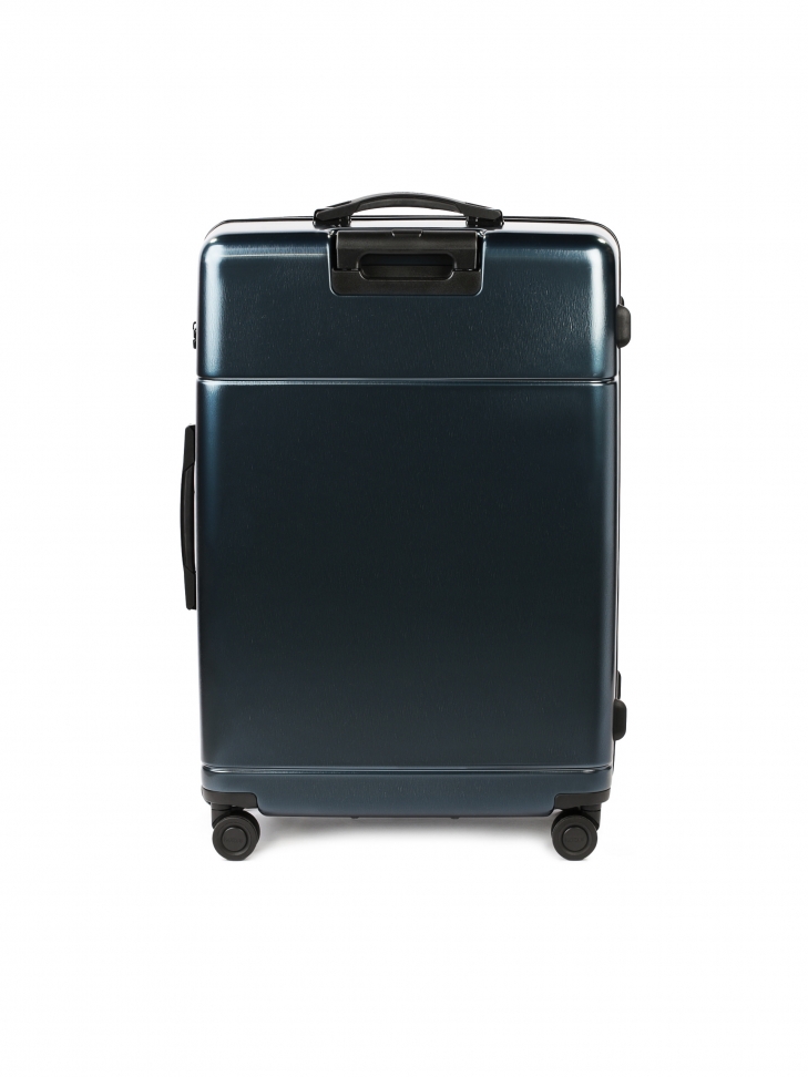 Duża pojemna walizka na kółkach z policarbonu