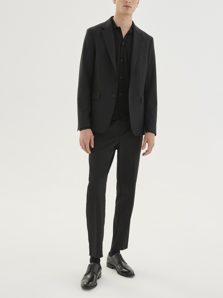 Czarne półbuty męskie