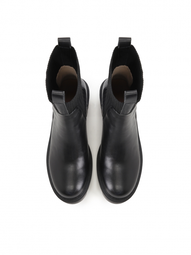 Czarne botki damskie