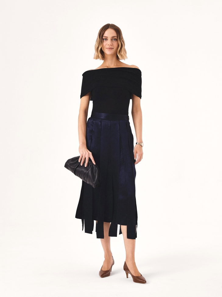 Brązowe czółenka na niskiej szpilce