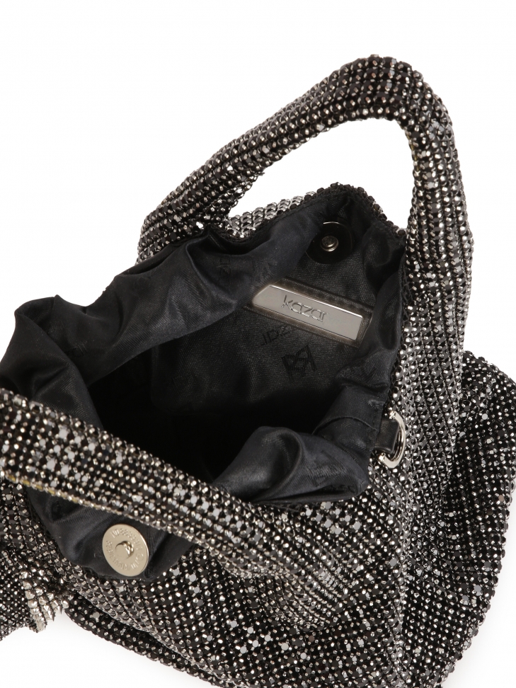 Wieczorowa torebka z cyrkoniami