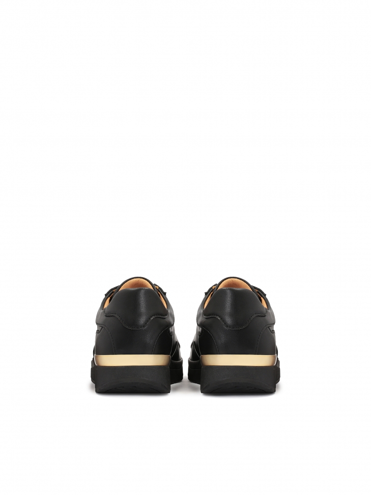 Skórzane sneakersy damskie w miejskim stylu