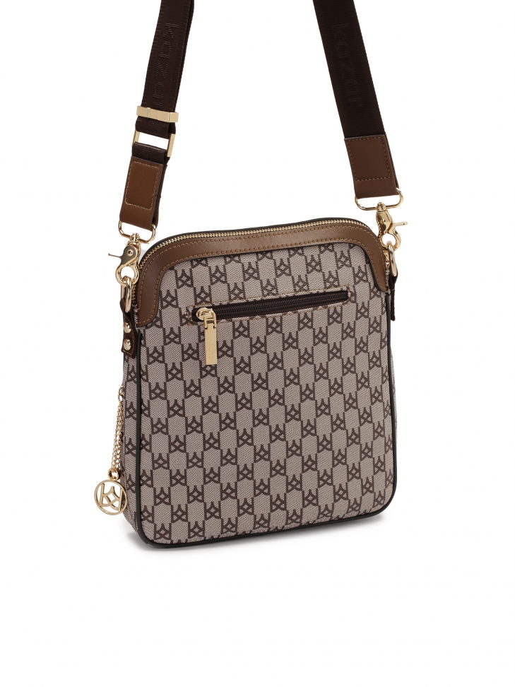 Wzorzysta listonoszka damska